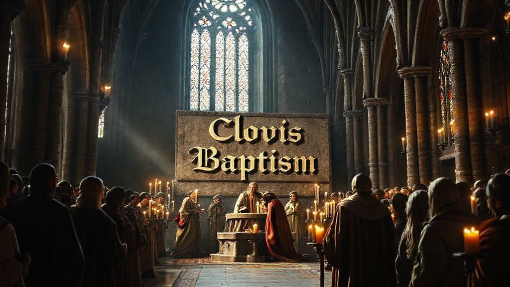 Baptism of Clovis Transforms Frankish Realm, Reims, Gaul | 496-12-25