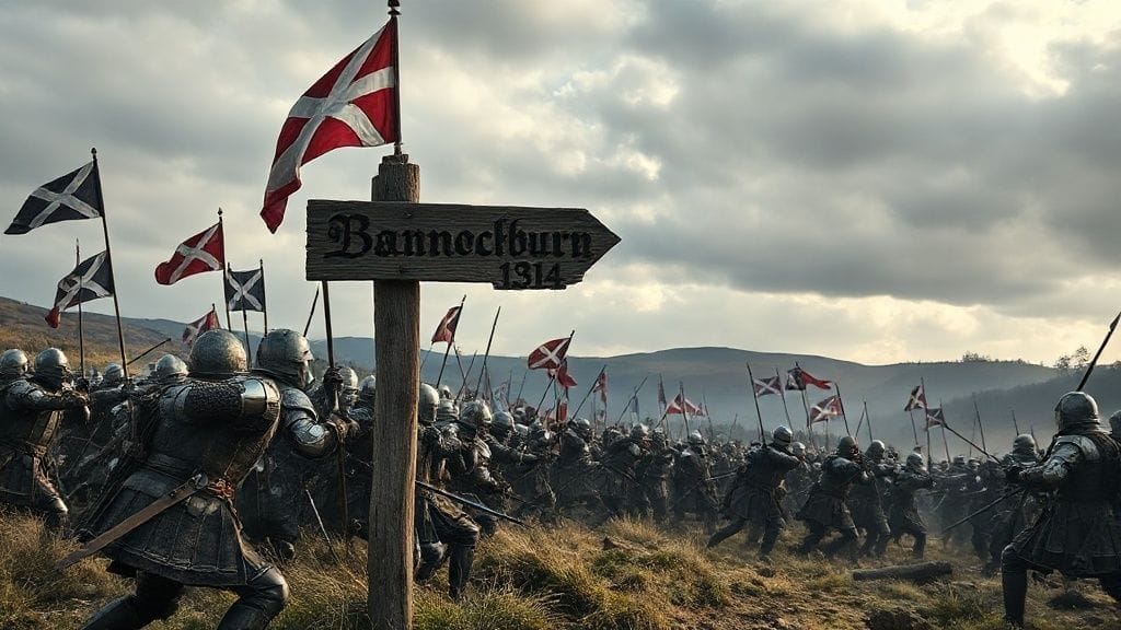 Battle of Bannockburn: Scots Rout English, near Stirling, Scotland | 1314-06-23–24