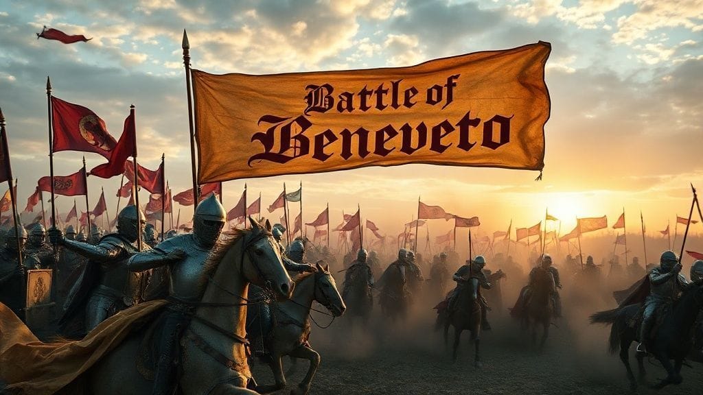 Battle of Benevento: Charles of Anjou Defeats Manfred, Benevento, Italy | 1266-02-26