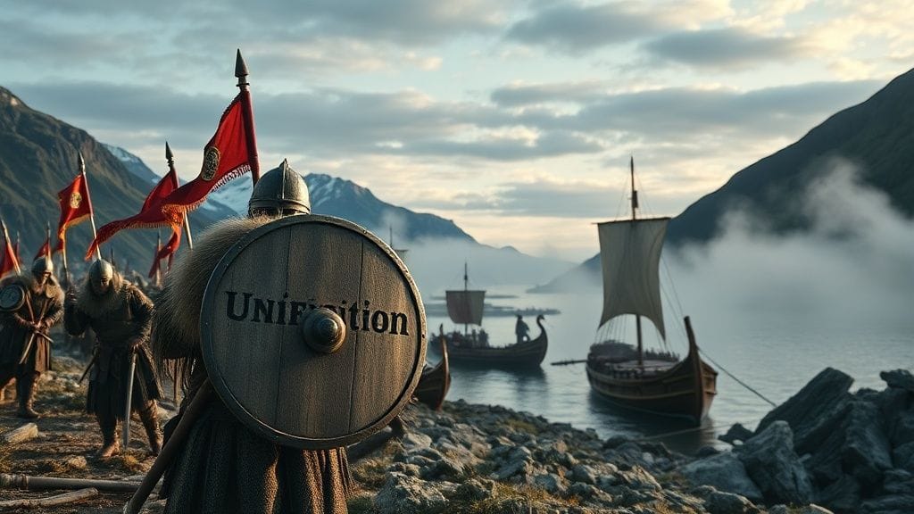 Battle of Hafrsfjord Unifies Much of Norway, Hafrsfjord, Norway | 872 (trad.)