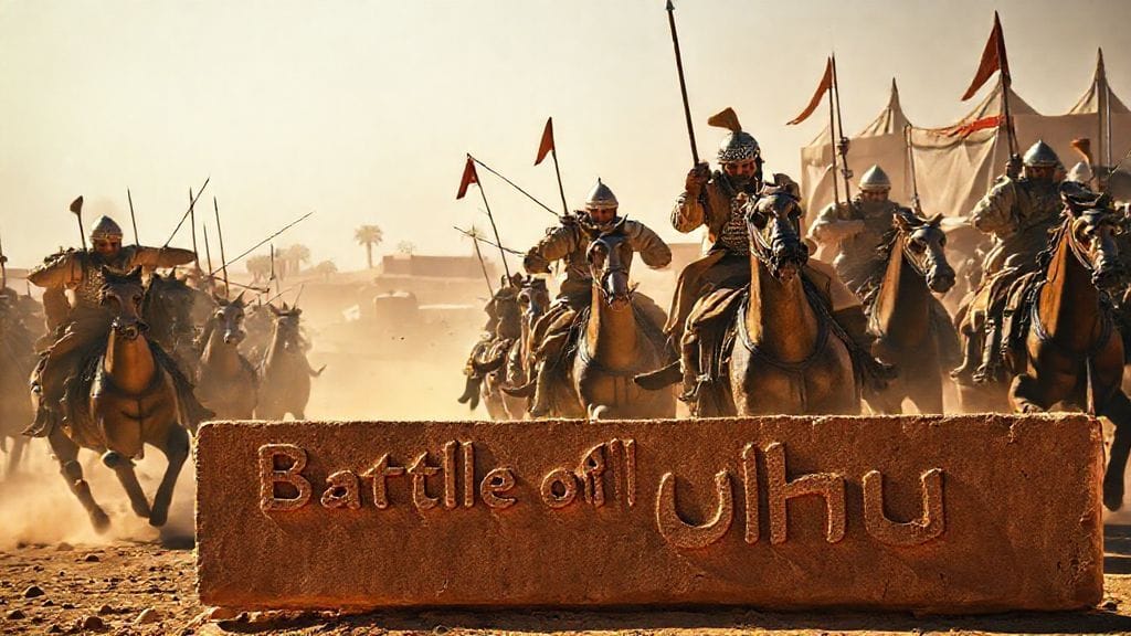 Battle of Uhud, near Medina, Arabia | 625-03