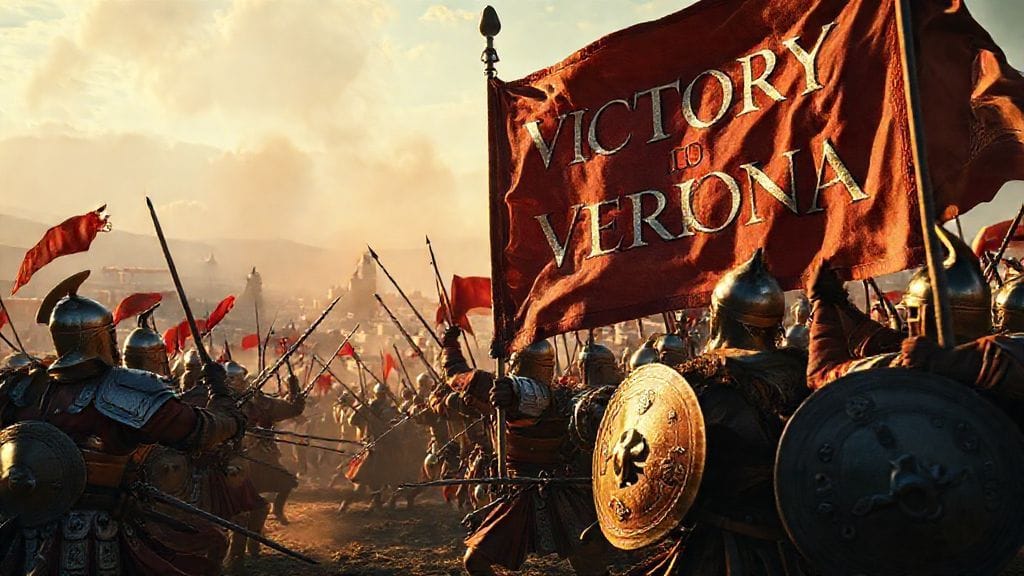 Battle of Verona Defeats Odoacer, Verona, Italy | 489-09