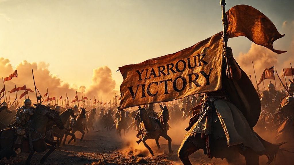 Battle of Yarmouk: Byzantines Defeated, near Yarmouk, Levant | 636-08