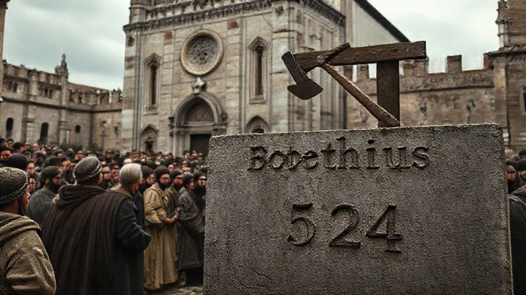 Boethius — Executed, Pavia, Italy | c.524