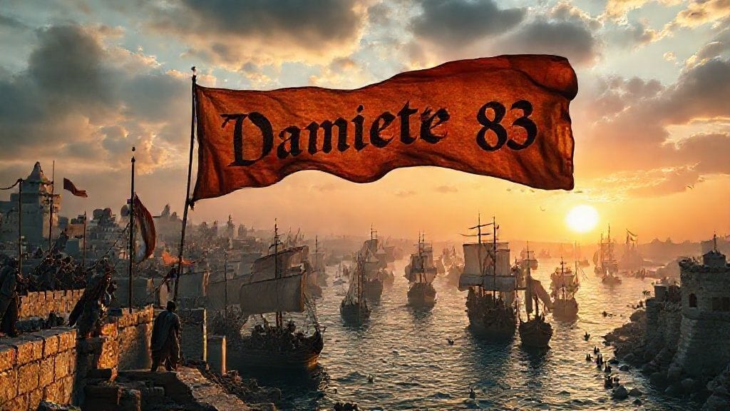 Byzantine Fleet Sacks Damietta, Damietta, Egypt | 853