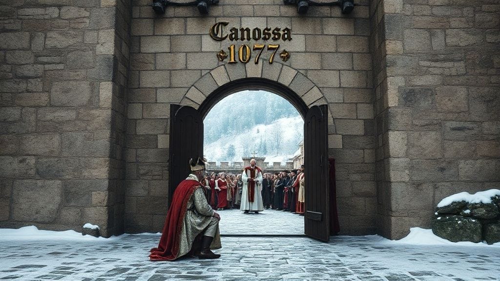 Canossa Penance of Henry IV, Canossa, Italy | 1077-01