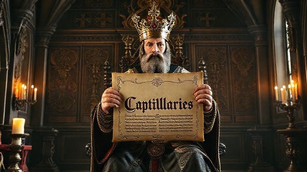 Capitularies on Church and Realm Issued by Charlemagne, Aachen, Francia | 794–799