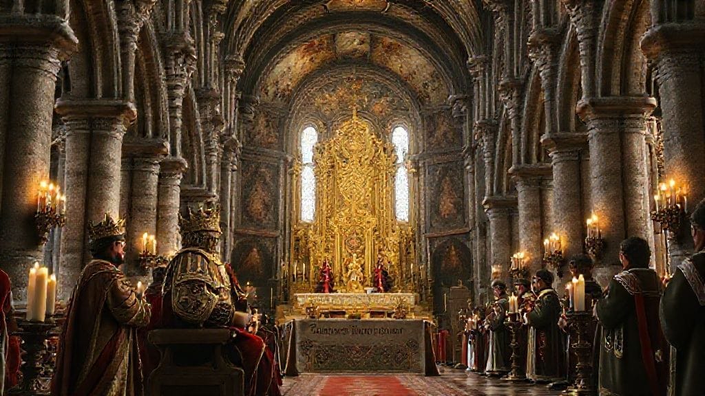 Charlemagne Crowned Emperor of the Romans, Rome, Italy | 800-12-25