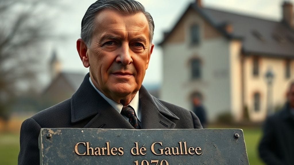 Charles de Gaulle is 1970 — Death, Ebenhausen, Germany | 1930-03-06 (20th) ** 2 Charles de Gaulle is 1970 — Death, Ebenhausen, Germany | 1930-03-06 (20th) **