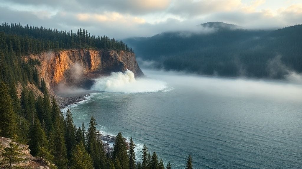 Chehalis Lake Landslide Tsunami, British Columbia, Canada | 2007-12-04