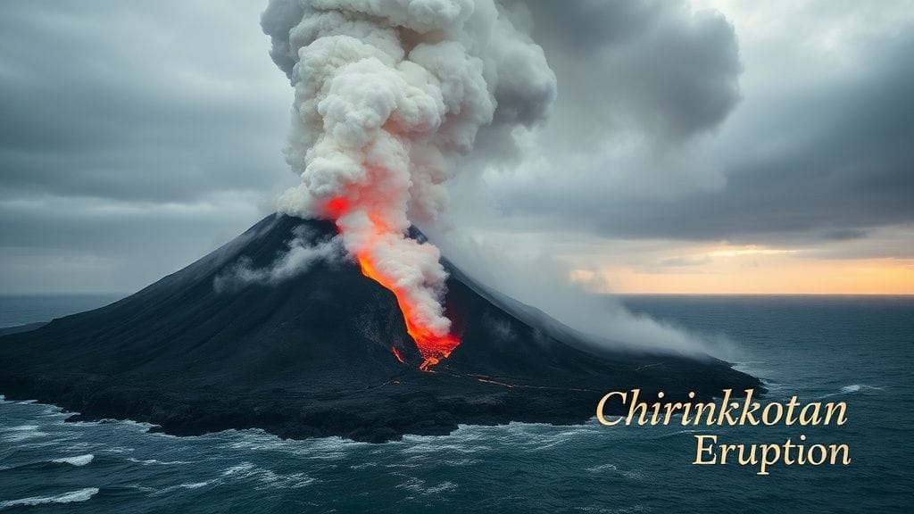 Chirinkotan Eruption, Kuril Islands, Russia | 2013
