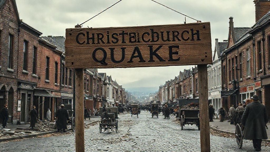 Christchurch Earthquake, New Zealand | 1869-06-05