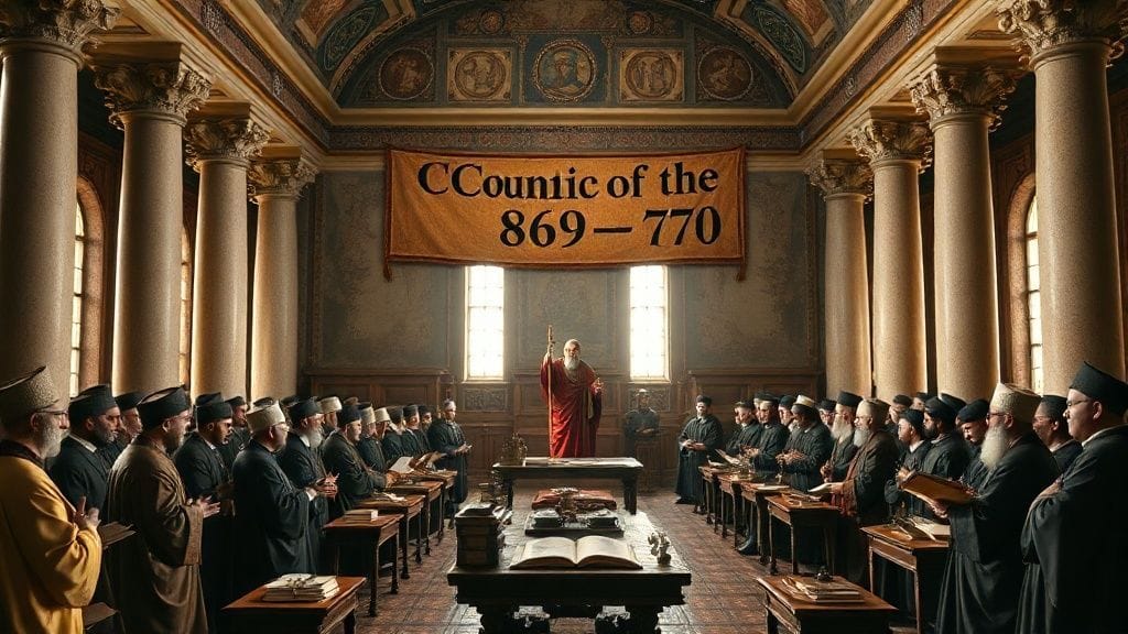 Council of 869–870 Deposes Photius (Fourth Council of Constantinople), Constantinople | 869–870