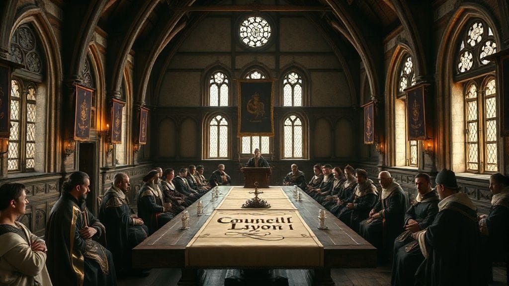 Council of Lyon I Confirms Crusading Plans, Lyon, France | 1245