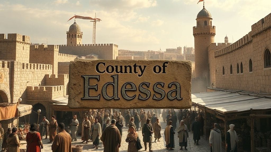 County of Edessa Founded, Edessa (Urfa), Mesopotamia | 1098