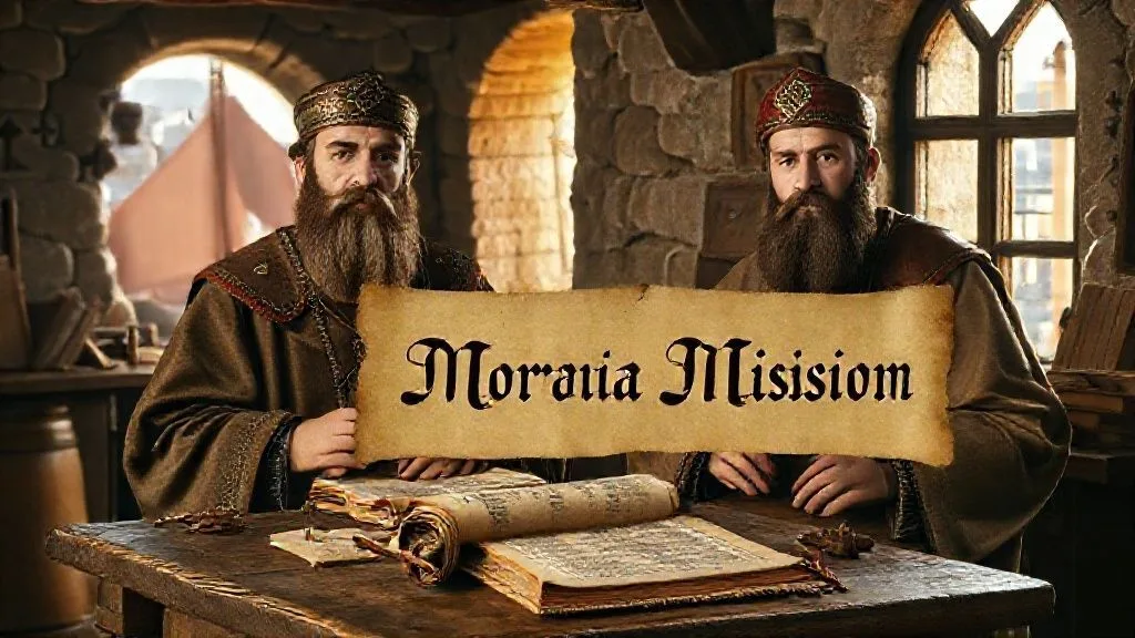 Cyril and Methodius Commissioned for Moravia, Constantinople | 862–863