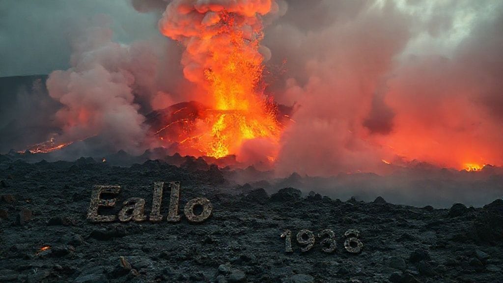 Dallol Eruption, Ethiopia | 1926