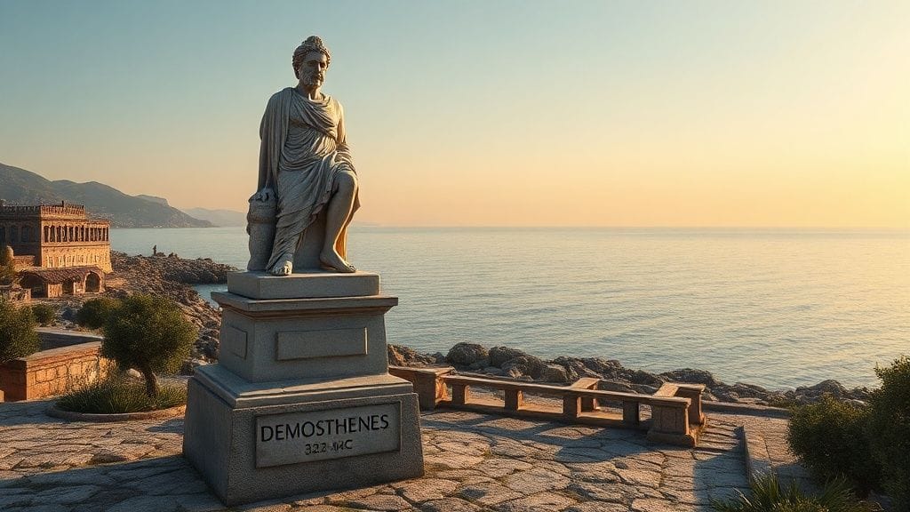 Demosthenes — Death, Calauria (Poros), Greece | 322