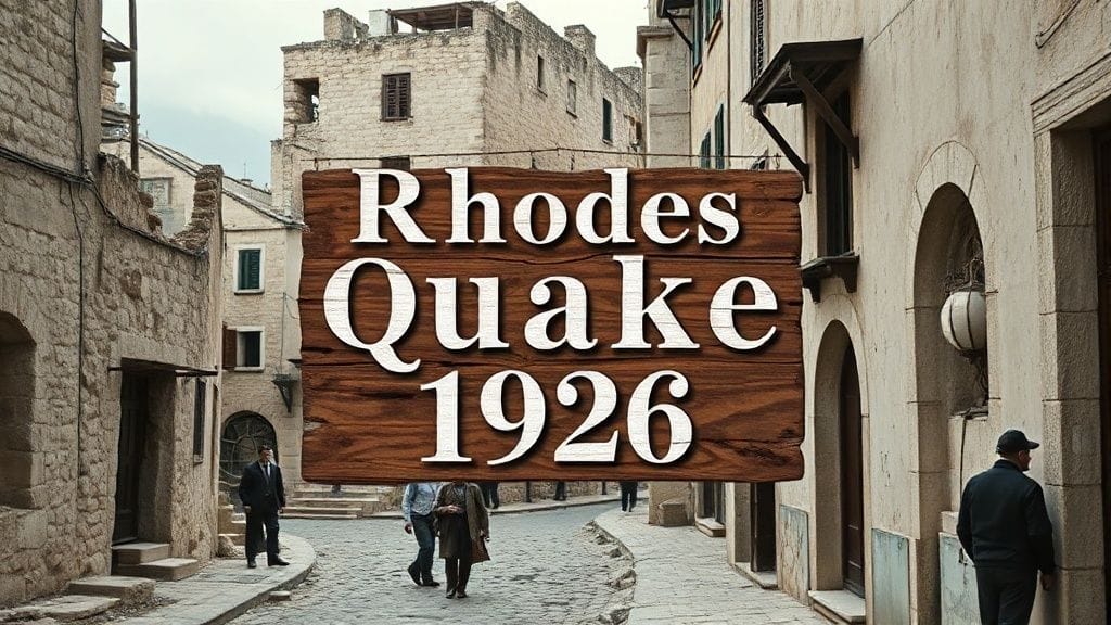 Dodecanese (Rhodes) Earthquake, Greece | 1926-06-26