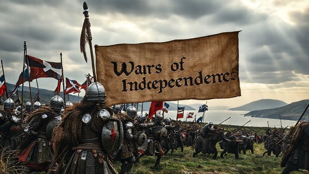 Edward I Invades Scotland; Wars of Independence Begin, Berwick–Dunbar, Scotland | 1296