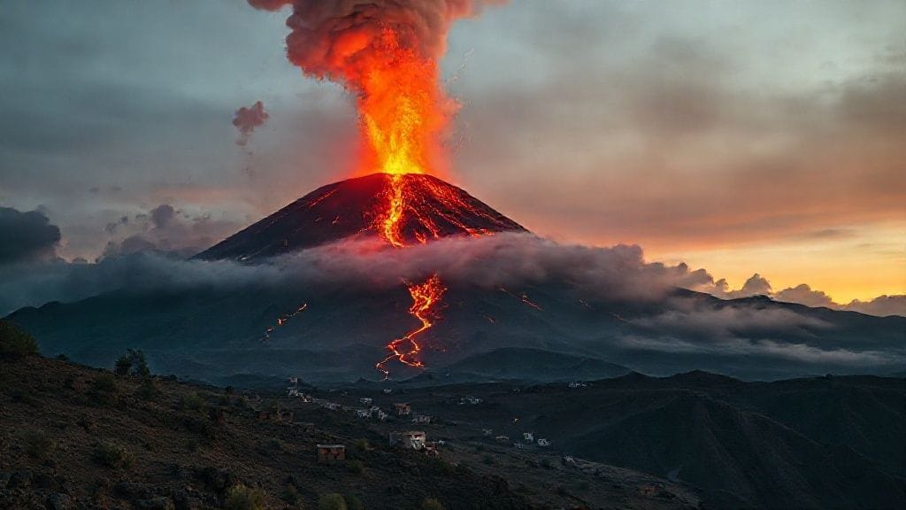 Etna Eruption, Sicily, Italy | 1928
