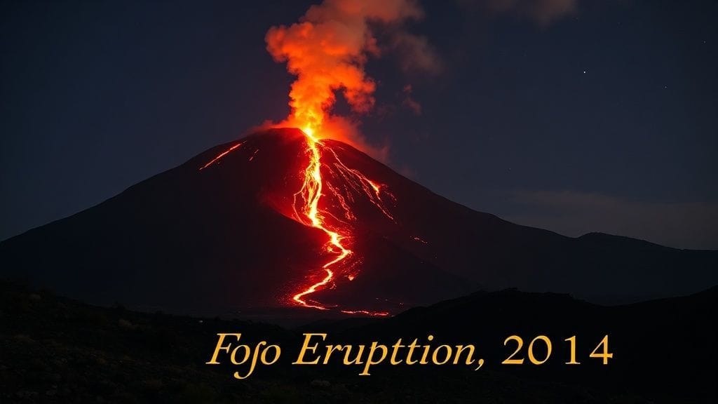 Fogo Eruption, Cape Verde | 2014-11