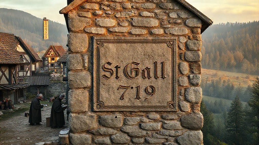 Foundation of St. Gall as Carolingian Center, St. Gallen, Alamannia | 719–747