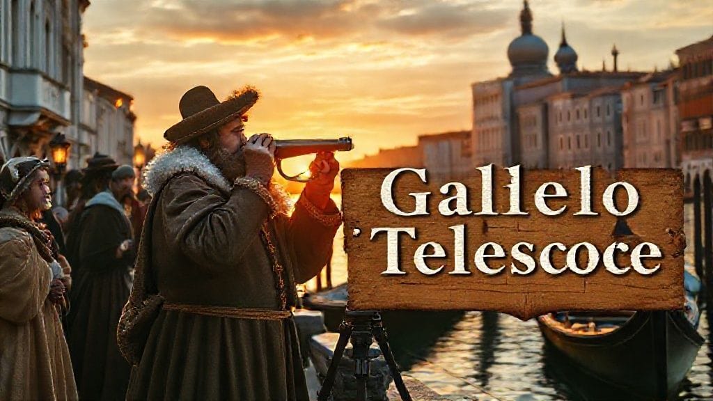 Galileo Demonstrates Telescope, Venice, Italy | 1609-08-21