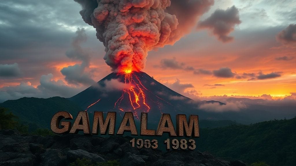 Gamalama Eruption, Ternate, Indonesia | 1983