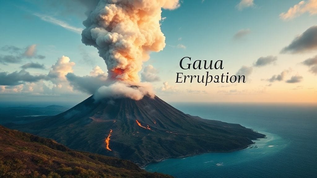 Gaua Eruption, Vanuatu | 2009–2010