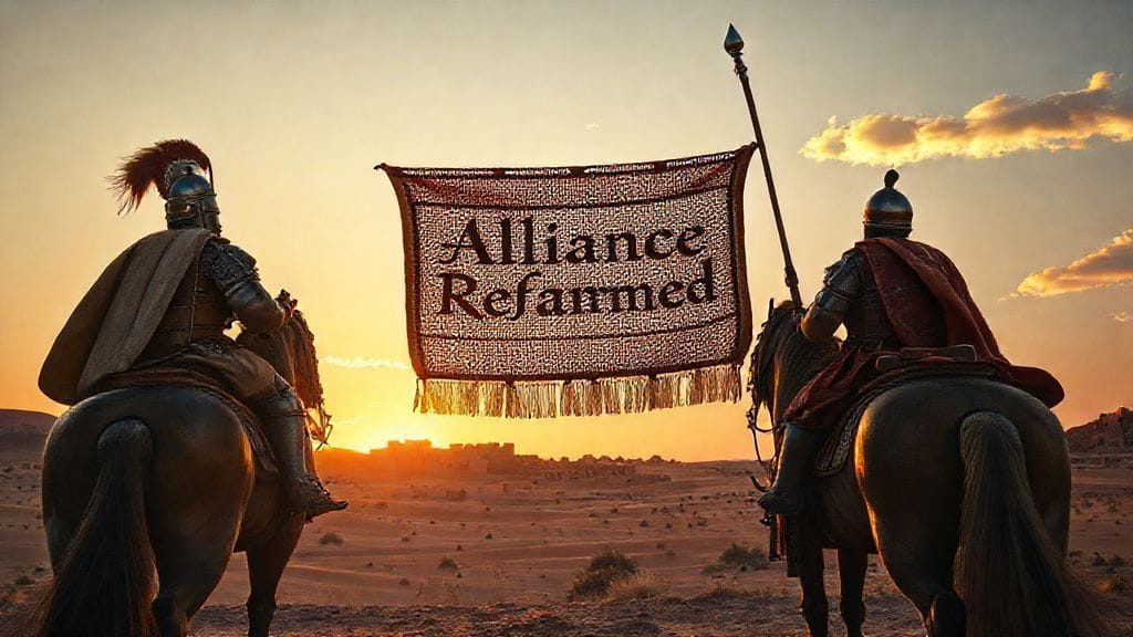 Ghassanid–Byzantine Alliance Reaffirmed, Syria Frontier | 6th c.