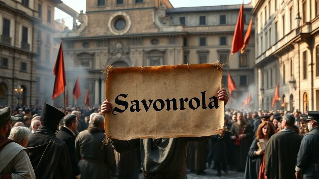 Girolamo Savonarola — Executed, Florence, Italy | 1498-05-23