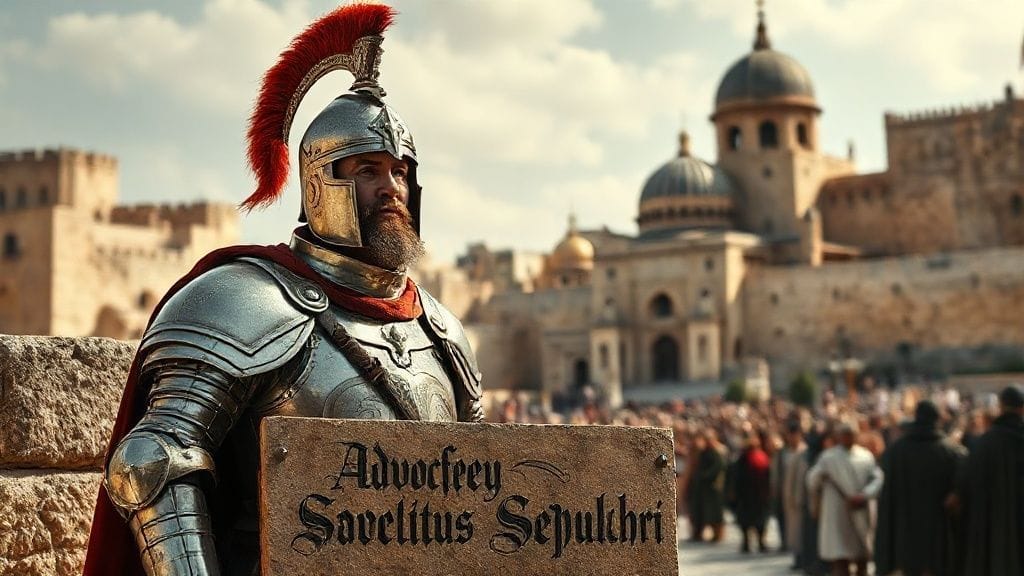 Godfrey Assumes Rule as Advocatus Sancti Sepulchri, Jerusalem, Levant | 1099-07