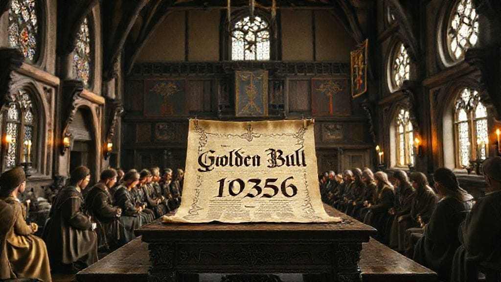 Golden Bull Codifies Imperial Electors, Nuremberg–Metz, Empire | 1356