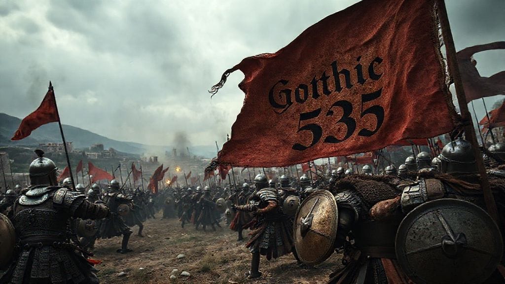 Gothic War in Italy Begins, Sicily & Southern Italy | 535