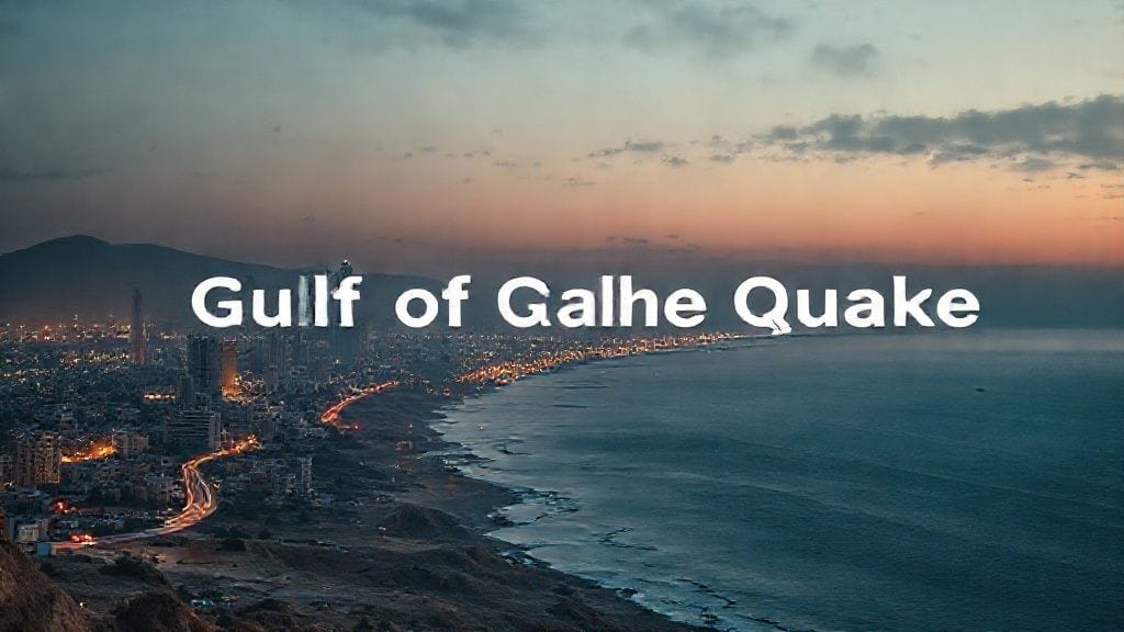 Gulf of Aqaba Earthquake, Egypt–Israel–Jordan–Saudi Arabia | 1995-11-22