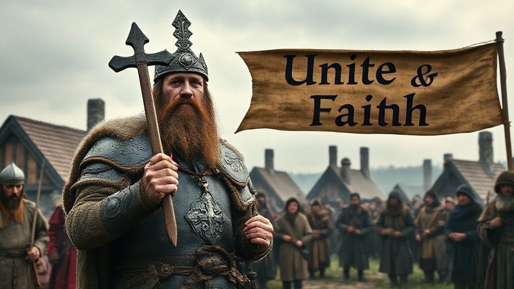 Harald Bluetooth Unifies Denmark & Adopts Christianity, Jelling, Denmark | 960s