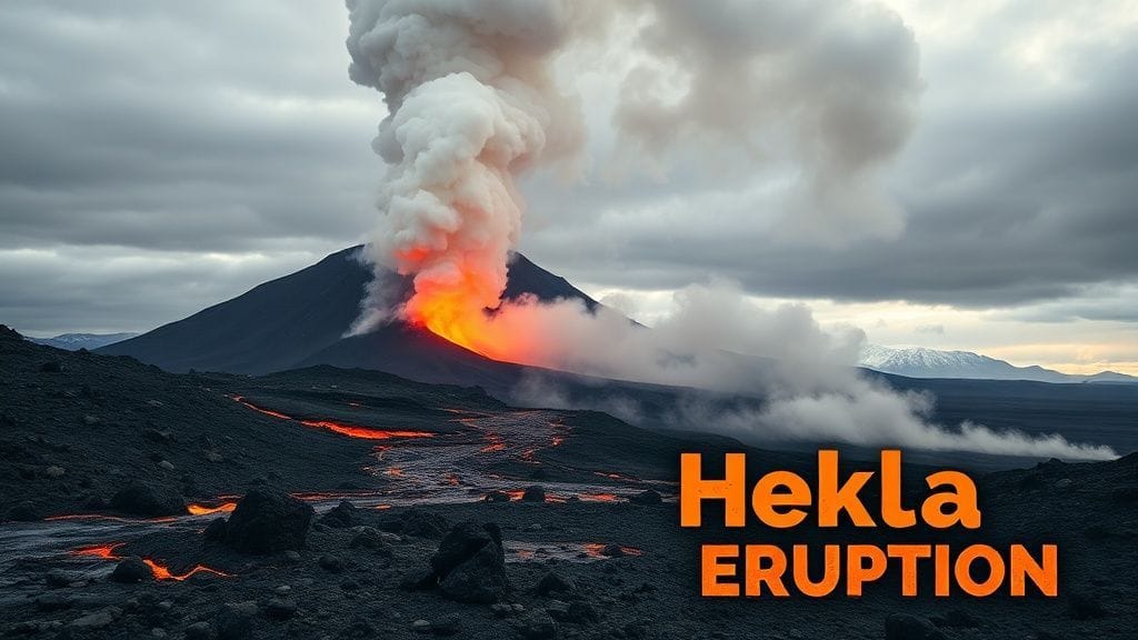 Hekla Eruption, Iceland | 1104