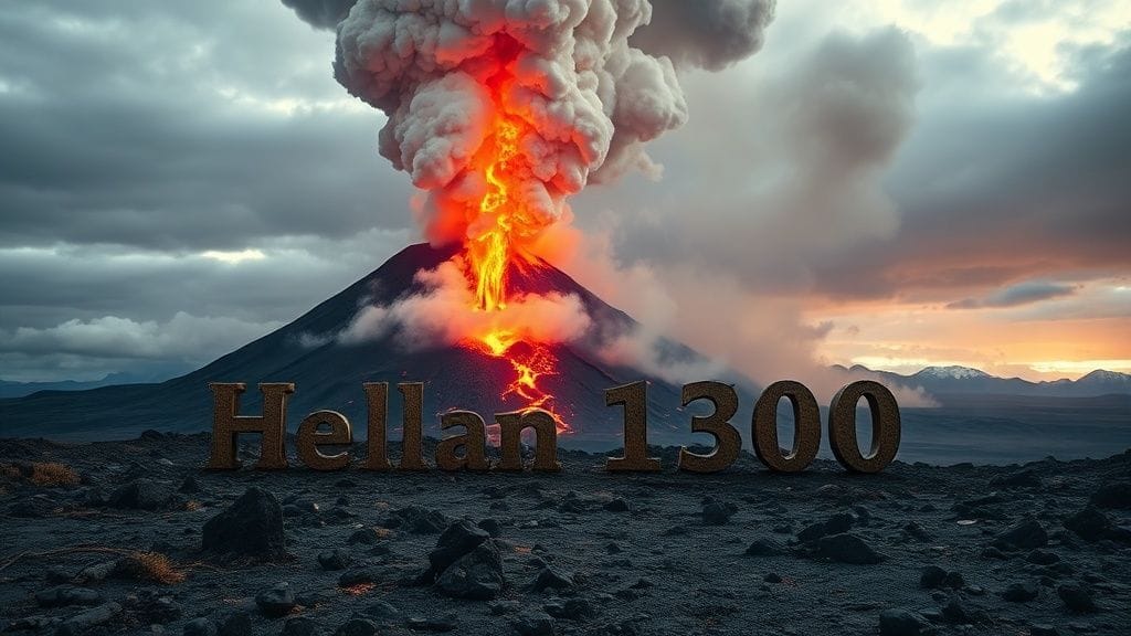 Hekla Eruption, Iceland | 1300