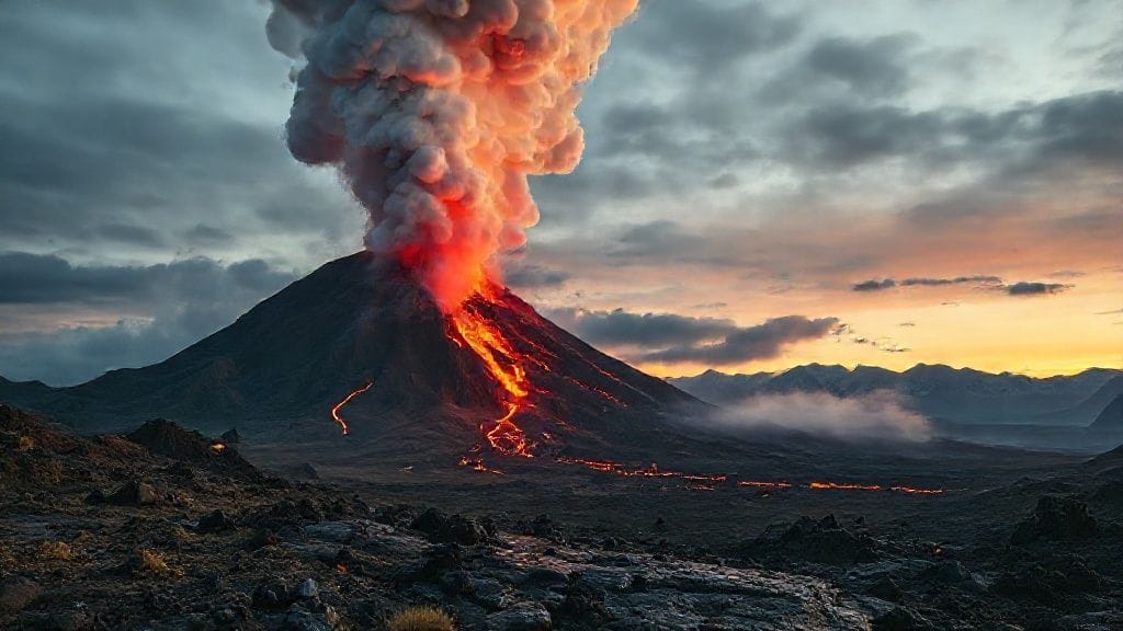 Hekla Eruption, Iceland | 1766