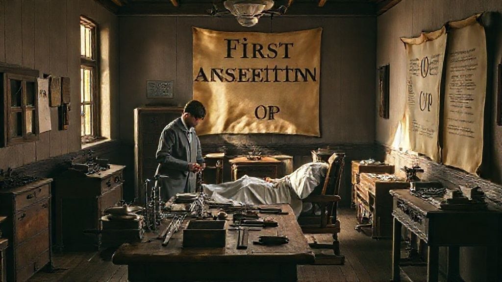 First Anesthesia Operation, Boston, USA | 1846-10-16