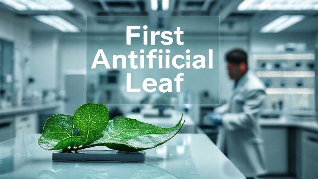 First Artificial Leaf, USA | 2011