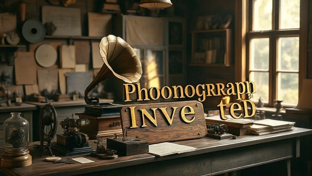 Phonograph Invented, New Jersey, USA | 1877-11-21 2 Phonograph Invented, New Jersey, USA | 1877-11-21