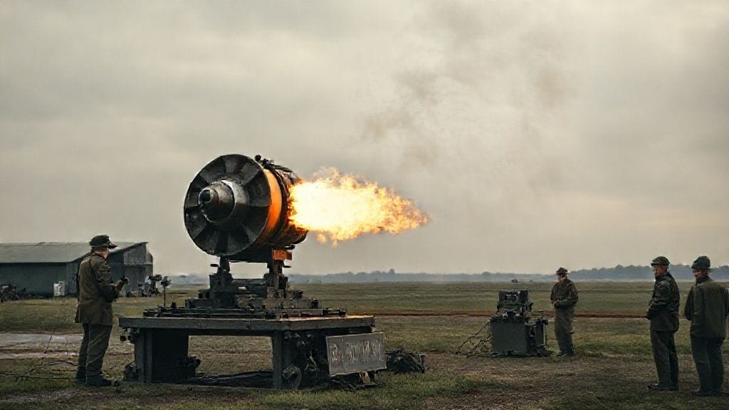 Jet Engine First Run, Rugby, UK | 1937-04-12