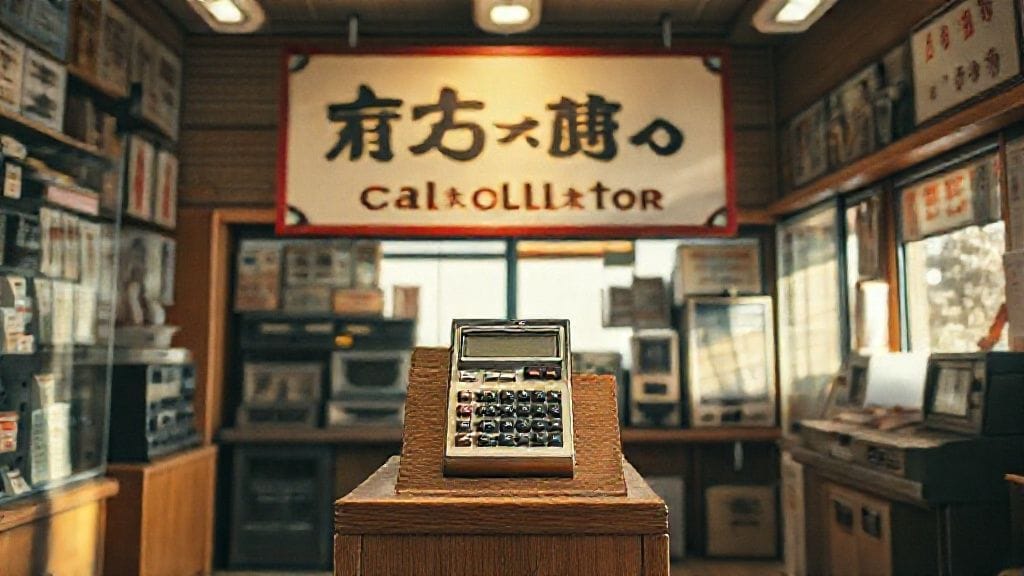 First Pocket Calculator Released, Japan | 1970