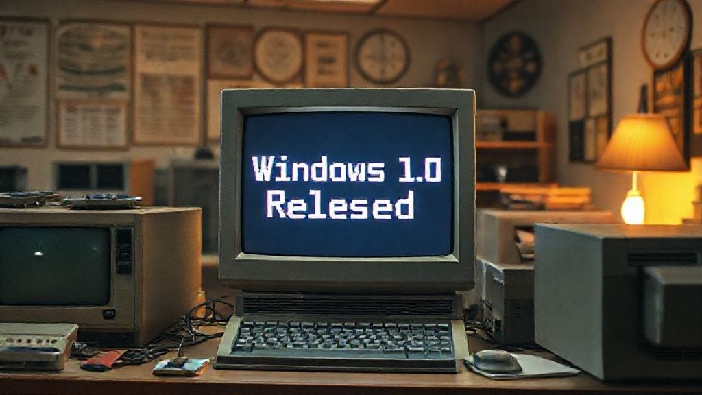 Windows 1.0 Released, USA | 1985-11-20