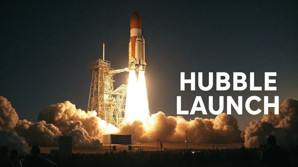 Hubble Telescope Launched, USA | 1990-04-24