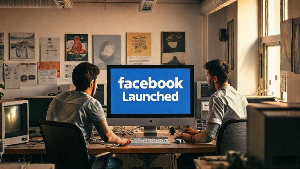 Facebook Launched, USA | 2004-02-04