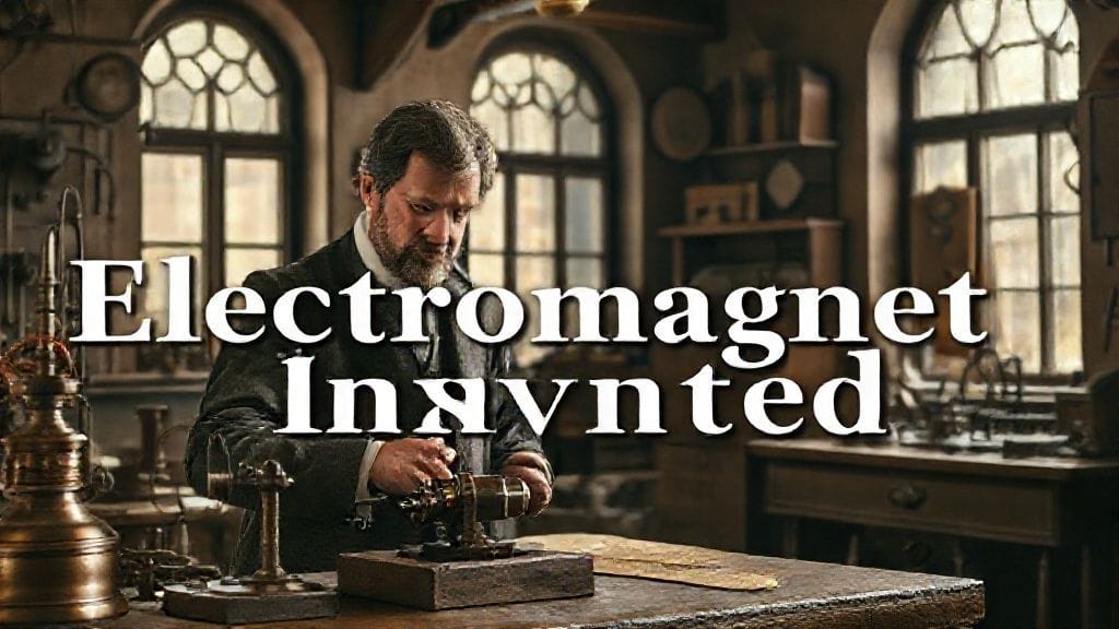 Electromagnet Invented, London, England | 1825
