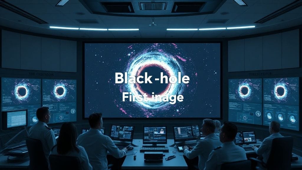 First Image of Black Hole Captured, USA | 2019-04-10